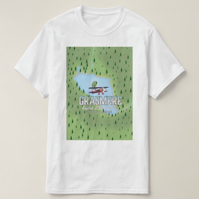 Shymbulak Kazakstan skidestinationsaffisch T Shirt (Design framsida)