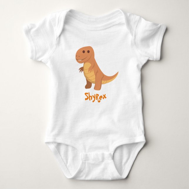 Shyrex: Gentle Dino Charm för Spädbarn T Shirt (Framsida)