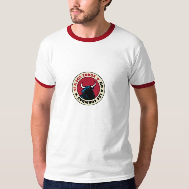 Si a los toros No a las Corridas T-shirt (Framsida)