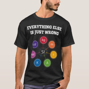 SI Enheter allt annat är fel T Shirt