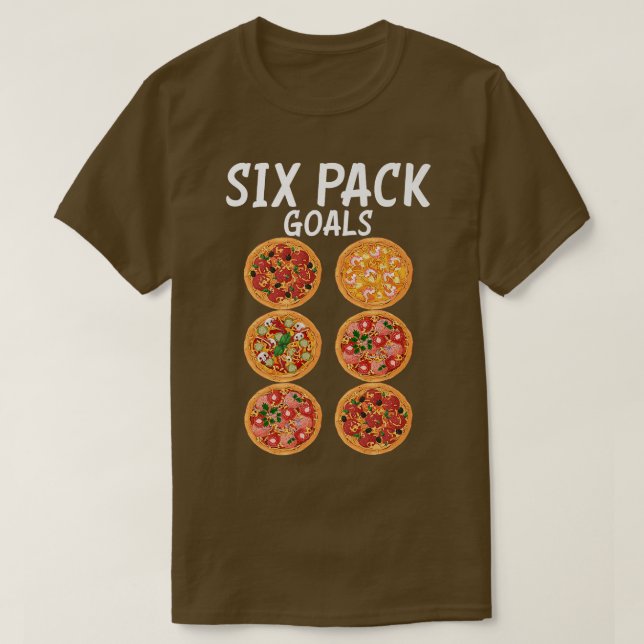 Si Pack Goals Snack Pizzalove Pizza  T Shirt (Design framsida)
