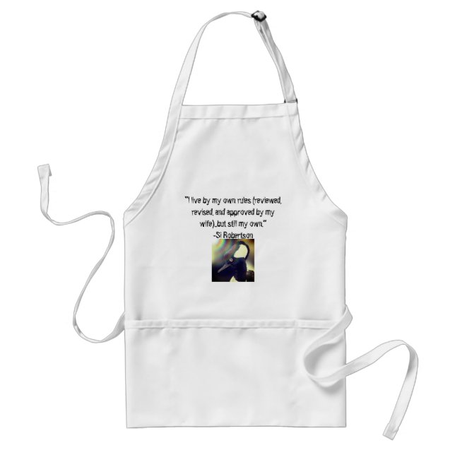Si Robertson Quote Anka Apron Förkläde (Framsidan)