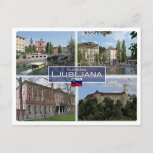 SI Slovenien - Ljubliana - Vykort
