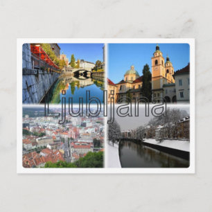 SI Slovenien - Ljubliana - Vykort