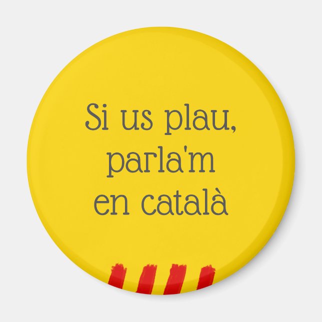 Si Us Plau, Parla'm en Català Magnet (Framsidan)