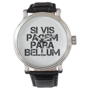 Si Vis Pacem Para Bellum Armbandsur