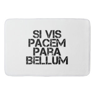 Si Vis Pacem Para Bellum Badrumsmatta