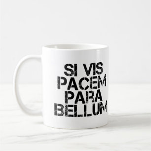 Si Vis Pacem Para Bellum Kaffemugg