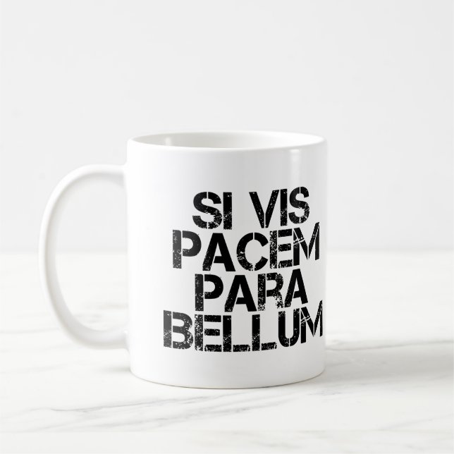 Si Vis Pacem Para Bellum Kaffemugg (Vänster)
