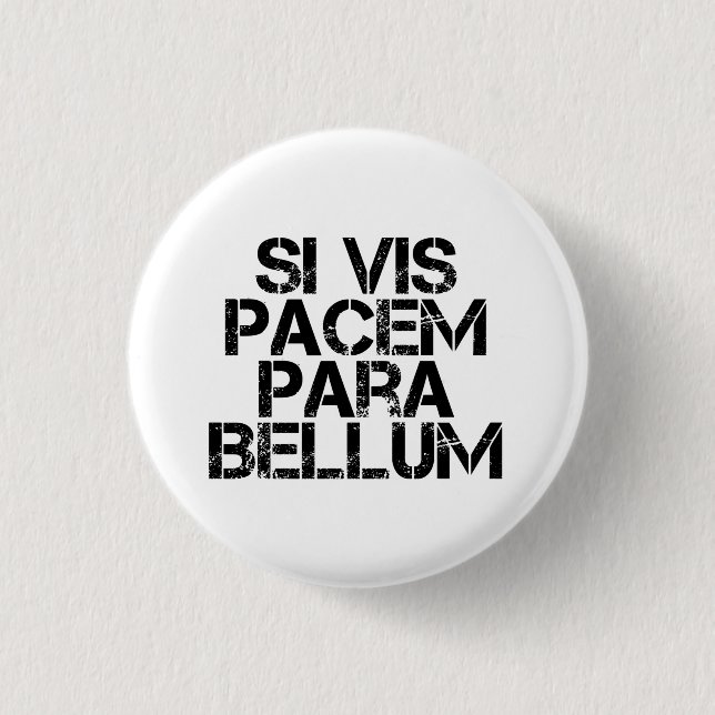 Si Vis Pacem Para Bellum Knapp (Framsida)