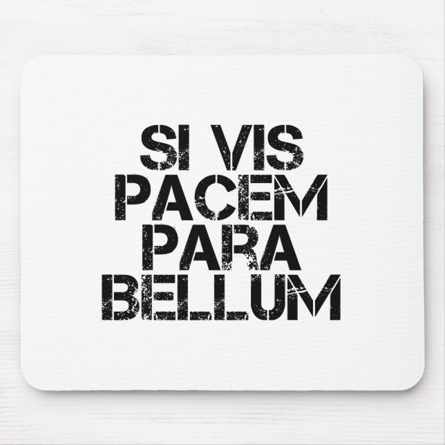 Si Vis Pacem Para Bellum Musmatta (Framsidan)