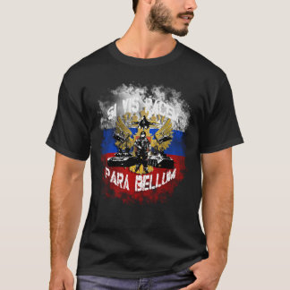 Si vis pacem para bellum russia w white font Esse T Shirt
