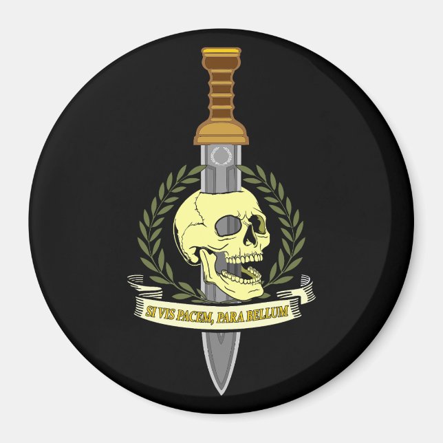 Si Vis Pacem, Para Bellum.. Skull Magnet (Framsidan)