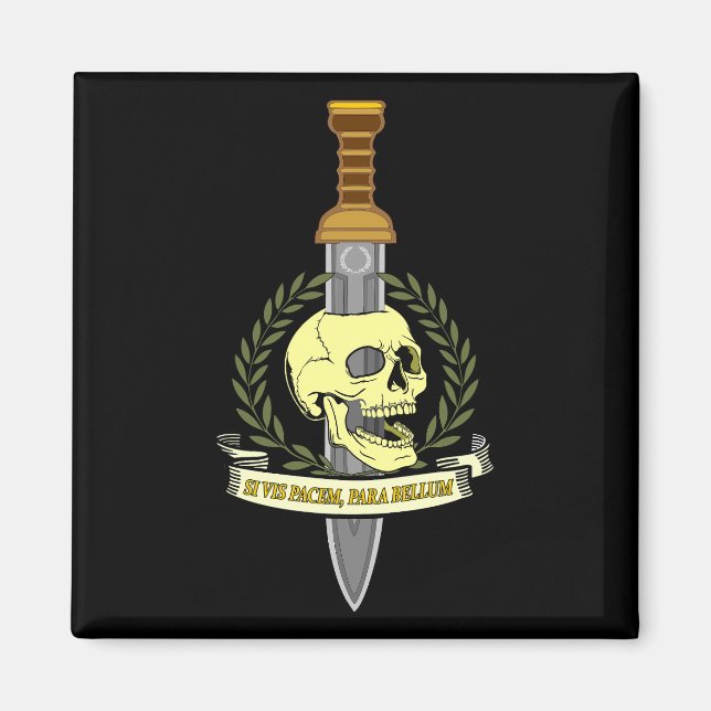 Si Vis Pacem, Para Bellum.. Skull Magnet (Framsidan)