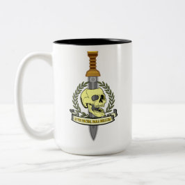 Si Vis Pacem, Para Bellum.. Skull Två-Tonad Mugg