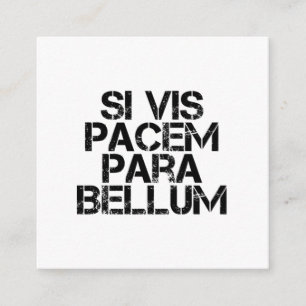 Si Vis Pacem Para Bellum Tilläggskort