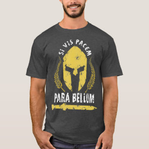 Si Vis Pacem Para Bellum Vintage Greece History T Shirt