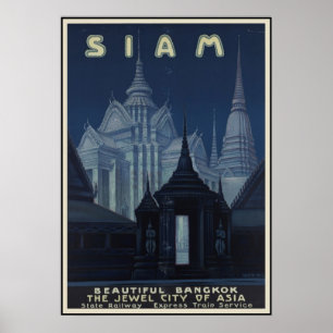 Siam Bevackra Bangkok Poster
