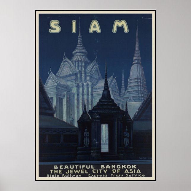 Siam Bevackra Bangkok Poster (Framsidan)