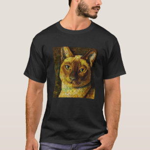 Siam Cat Porträtt Gustav Klimt StyleKatzenbesitzer T Shirt