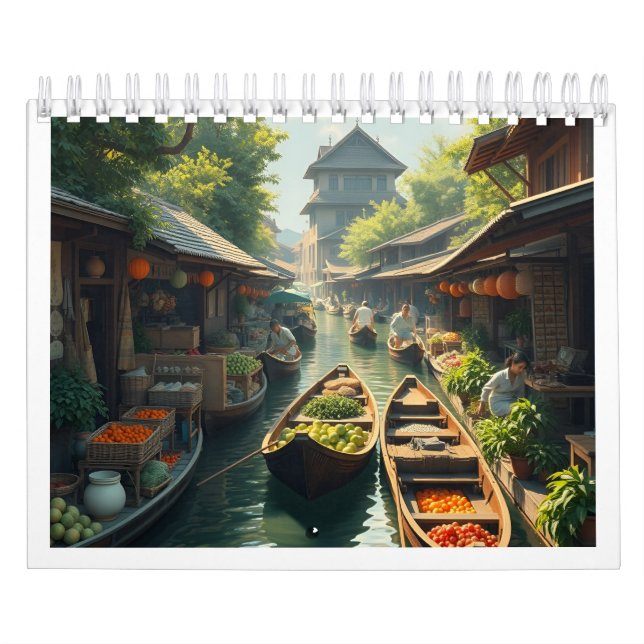Siam Flyter marknad med kalender (Omslag)