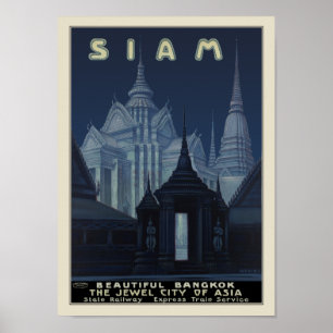 Siam - härliga Bangkok Poster