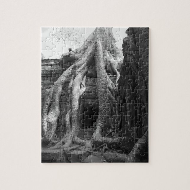 Siam Reap, Kambodja. Bara utanför Siam Reap. Pussel (Vertikal)