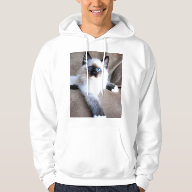 SIAMES CAT HOODIE (Framsida)