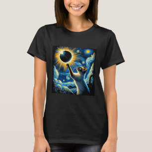 Siamese Cat 2024 Van Gogh Starry Night Siamese Cat T Shirt