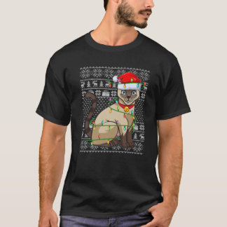Siamese Cat Animal Lover Santa Ugly Siamese Cat Ch T Shirt