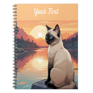 Siamese Cat av Sjö Anteckningsbok