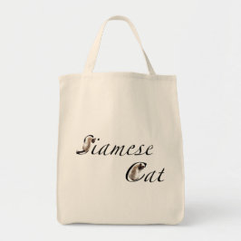 Siamese cat character tygkasse