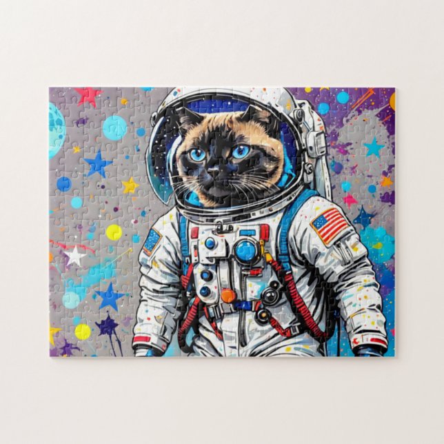 SIAMESE CAT-EVA SPACEWALK 2 PUSSEL (Horisontell)