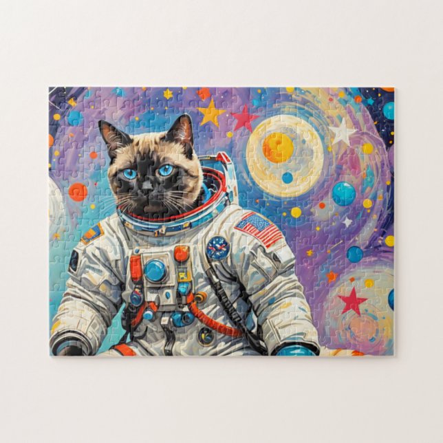SIAMESE CAT-EVA SPACEWALK 3 PUSSEL (Horisontell)