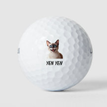 "Siamese Cat Golf Bollar - Purrfect for Golf Älska