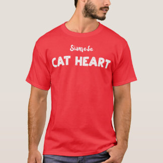 Siamese Cat Heart Cats T Shirt