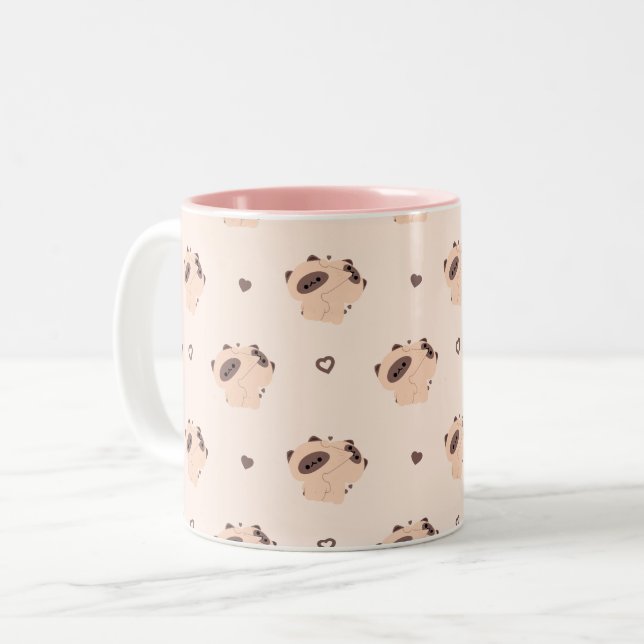 Siamese Cat lite Mugg (Framsida vänster)