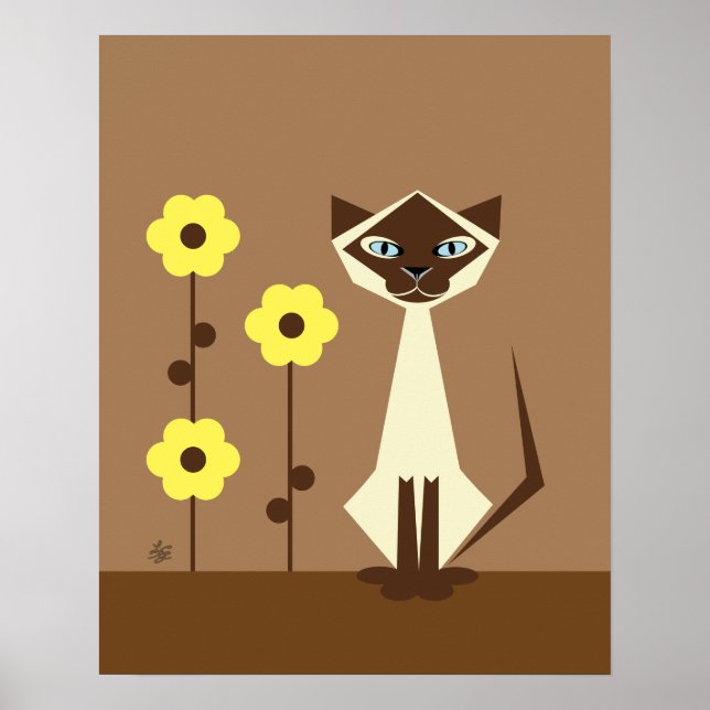 Siamese Cat Lover Poster (Framsidan)