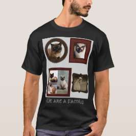 Siamese Cat Lover T-Shirt Vi är en familj