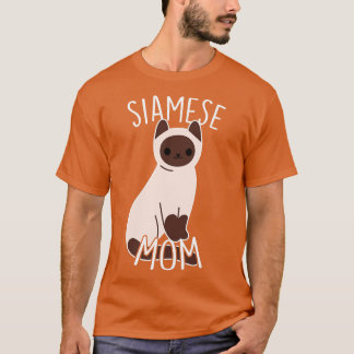 Siamese Cat Mamma T Shirt