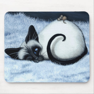 Siamese Cat Nap Mouse by Bihrle Musmatta