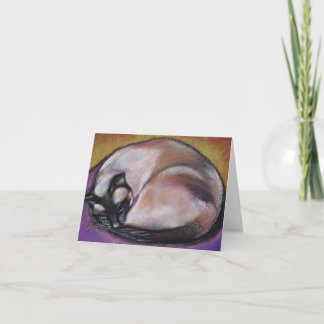 Siamese Cat Notecards Kort