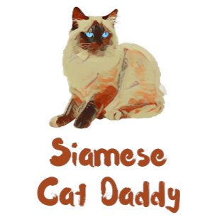 Siamese Cat Pappa T-Shirt