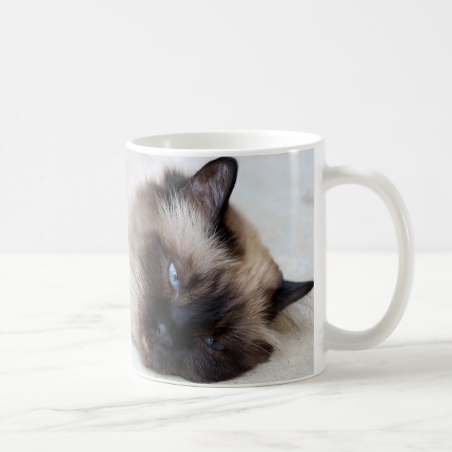 Siamese Cat Pet Mugg-kaffe Mugg Kopp (Höger)