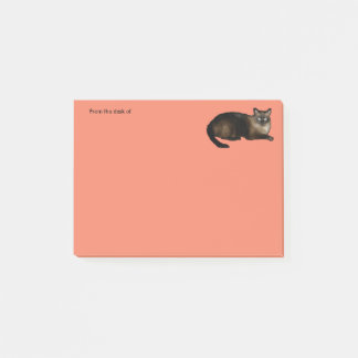 Siamese Cat Post it® Notes 4 x 3 Post-it Block
