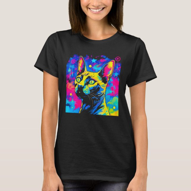 Siamese Cat   T Shirt (Framsida)