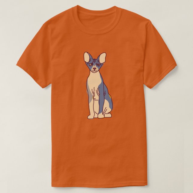 Siamese Cat T-Shirt (Design framsida)