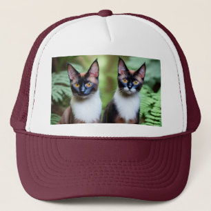 Siamese Cat Twillingars, Truckers Hat Keps