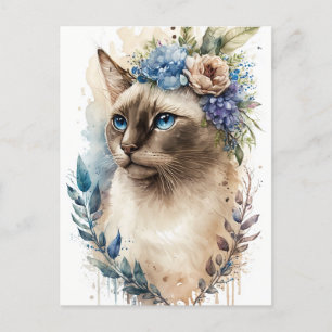 Siamese Cat Vykort