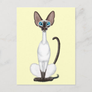 Siamese Cat Vykort